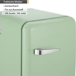 Equivera Mini Fridge for Drinks - Kleine Koelkast - Mini Koelkasten - Minibar - Mini Fridge - Mini Koelkast - Mini Koelkastje - Must have voor in Huis! — thumbnail 3