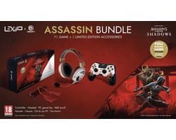 LEXIP Assassin's Creed Shadows "ASSASSIN" Bundel - Draadloze gaming headset en draadloze controller inclusief volledige PC versie game - Exclusief design i.s.m. UBISOFT - Multicolor