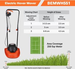 Cortacúsped Aerostßtico 1.200W 30cm - Tuinmachine voor Perfecte Grasmaaien — thumbnail 2