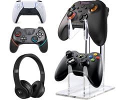 Gaming Headset- en Controllerstandaard van Acryl - Perfect Cadeau voor Gamers - Familie en Vrienden