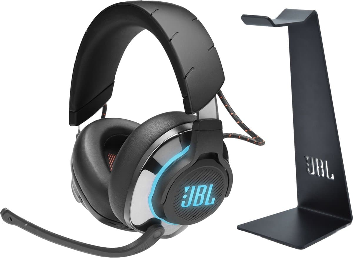 BL Quantum 810 - Inclusief Headsethouder Draadloze Over-ear Headset - 2.4GHz & Bluetooth - Active Noise Cancelling - Lage Latency - 43 uur batterij - Voor PC, PlayStation & Laptop - Zwart — afbeelding 1