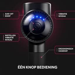 Northwall PRO - Massage Gun - Professioneel - Massage Apparaat - Massage Pistool Inclusief Koffer & Charging Dock - 5 Opzetstukken — thumbnail 3