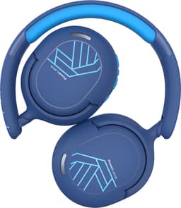 PowerLocus Lion - Koptelefoon kinderen - Kinder Koptelefoon Draadloos - Active Noise Cancelling - Volumelimiet 74/85/94 dB - Boom Microfoon voor Gaming - 70 Uur batterijduur - Blauw — thumbnail 9