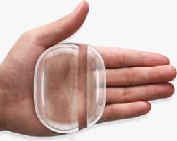kwmobile Earphones Case for Beats Studio Buds Case - Clear TPU Silicone Earbuds Cover - Transparent — thumbnail 3