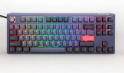 Ducky One 3 TKL, RGB, clear keycaps, MX Speed, Qwerty US, Donkerblauw — thumbnail 2
