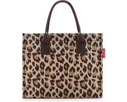 Reisenthel Daily Shopper - Schoudertas - 14L - Leo Macchiato Bruin