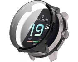 Strap-it Hard case hoesje met glazen screen protector - geschikt voor de kleinere Suunto Race S (zwart)