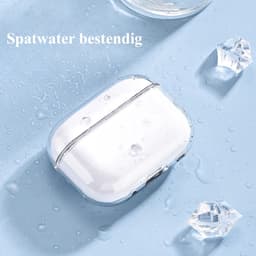 Lumisti® Hoesje Geschikt voor Airpods 2 Pro - Transparant - TPU - Oplaad Case - Beschermhoesje - Cover - Oordopjes - Gratis Hanger/Clip — thumbnail 4