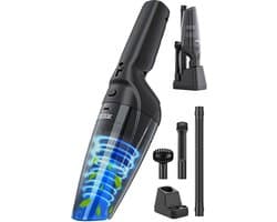 kruimeldief met oplaadstation - Handstofzuiger- 100W Krachtige Zuigkracht - 4x HEPA 13 Filter - Zedar S500