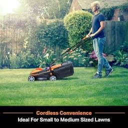 Accu Grasmaaier - Grasmaaier Elektrisch - Inclusief 2 Accu's 24 V - Nu met GRATIS Bladblazer — thumbnail 3
