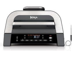 Ninja DG551EU friteuse Enkel 3,8 l Vrijstaand 1760 W Heteluchtfriteuse Zwart, Zilver