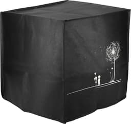 kwmobile heteluchtfriteuse beschermhoes geschikt voor Philips Essential Airfryer XL - Kunststof hoes voor friteuse - Paardenbloemen Liefde design — thumbnail 2