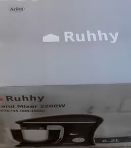 Ariko keukenmachine - Foodprocessor - Mixer - Kneedmachine - 2200W - zwart — thumbnail 2