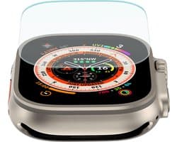 YONO Screen Protector Glas geschikt voor Apple Watch Ultra (49 mm) - Scherm Folie Bescherming - Transparant