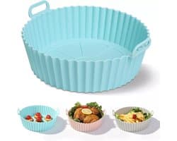 Papillon Airfryer bakje - Siliconen - Herbruikbaar - 20 cm - Grijs