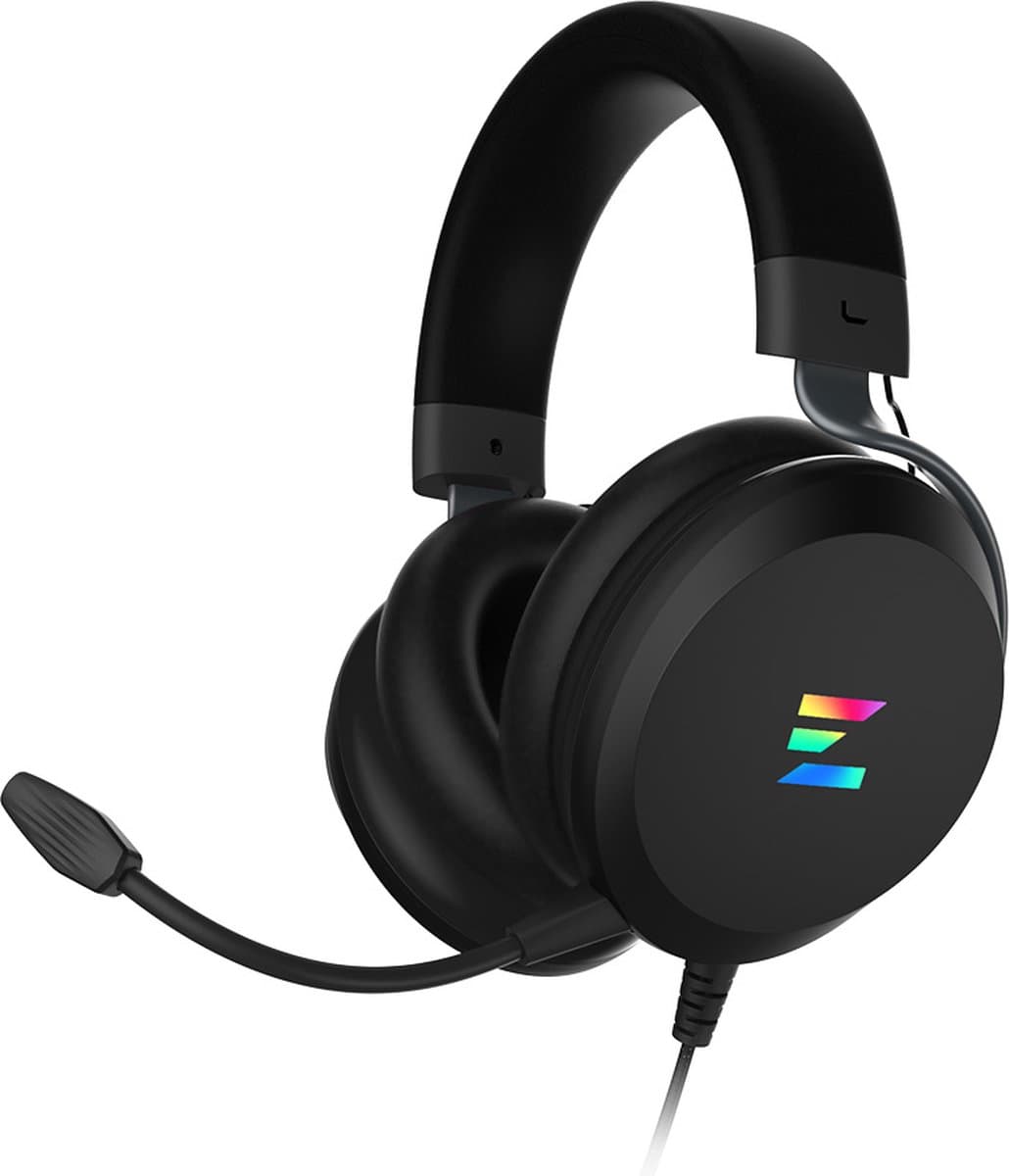 Zalman ZM-HPS610 hoofdtelefoon/headset Bedraad Hoofdband Gamen Zwart — afbeelding 1