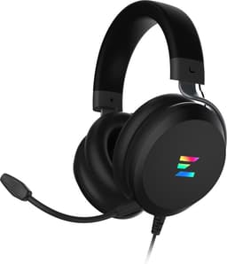 Zalman ZM-HPS610 hoofdtelefoon/headset Bedraad Hoofdband Gamen Zwart — thumbnail 1