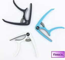 Finnacle - Gitaar Capo - Gitaarklem - Muziek - Instrument - Akoestisch - Elektrisch - Blauw — thumbnail 3
