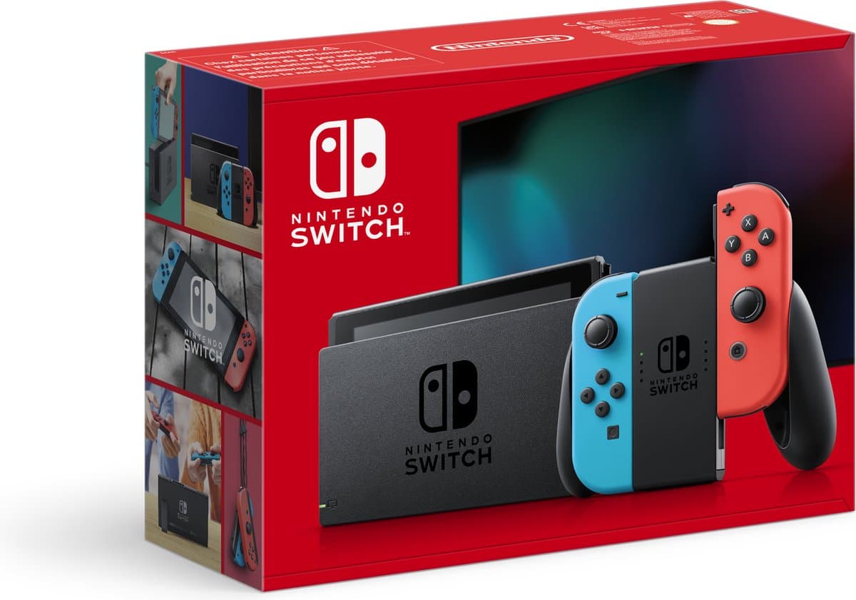 Nintendo Switch Console - Blauw/Rood — afbeelding 1