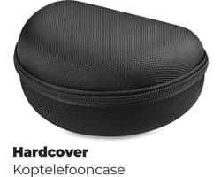 WiseQ Koptelefoon Case – Harde Koptelefoon Hoes – Headphone Case – Opvouwbare Over Ear & On Ear – Beschermhoes Koptelefoon - Geschikt voor JBL, Sony, Bose, Beats by Dre, WiseQ & Marshall - Zwart