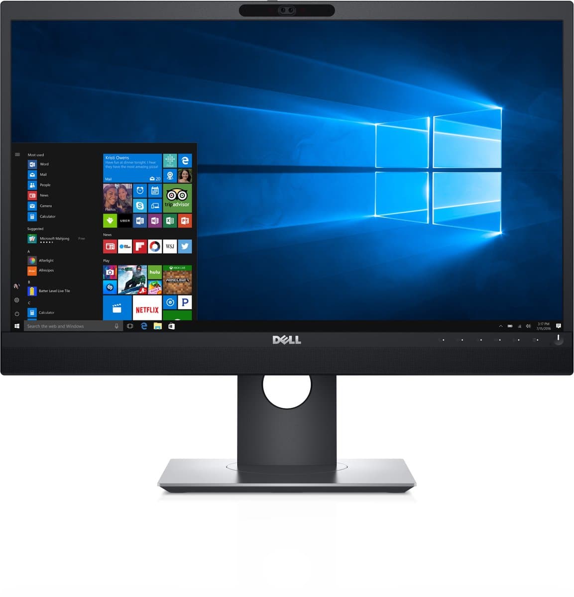 DELL P2418HZM 61 cm (24") 1920 x 1080 Pixels Full HD LCD Zwart — afbeelding 1