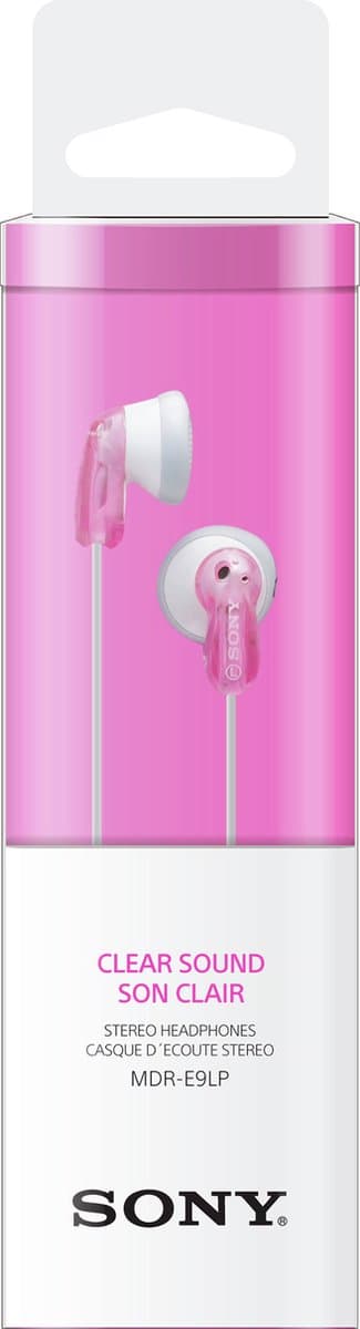 Sony MDR-E9LP - In-ear oordopjes - Roze — afbeelding 1