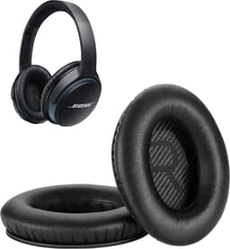 Oorkussens vervanging voor Bose QuietComfort 35 ii / 35 / 25 / 15 / 2 / Soundtrue - Soundlink Around-Ear AE2 / AE2W / AE2I - Oorkussens voor koptelefoon - Ear pads headphones zwart — thumbnail 1
