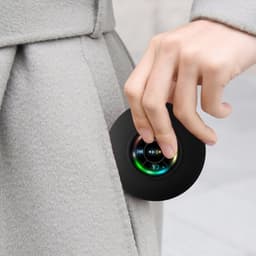 WiseGoods Premium Bluetooth Speaker Waterproof - RGB LED USB - Soundbar Badkamer - Douche Speakers - Muziek - Cadeau - Zwart — thumbnail 4