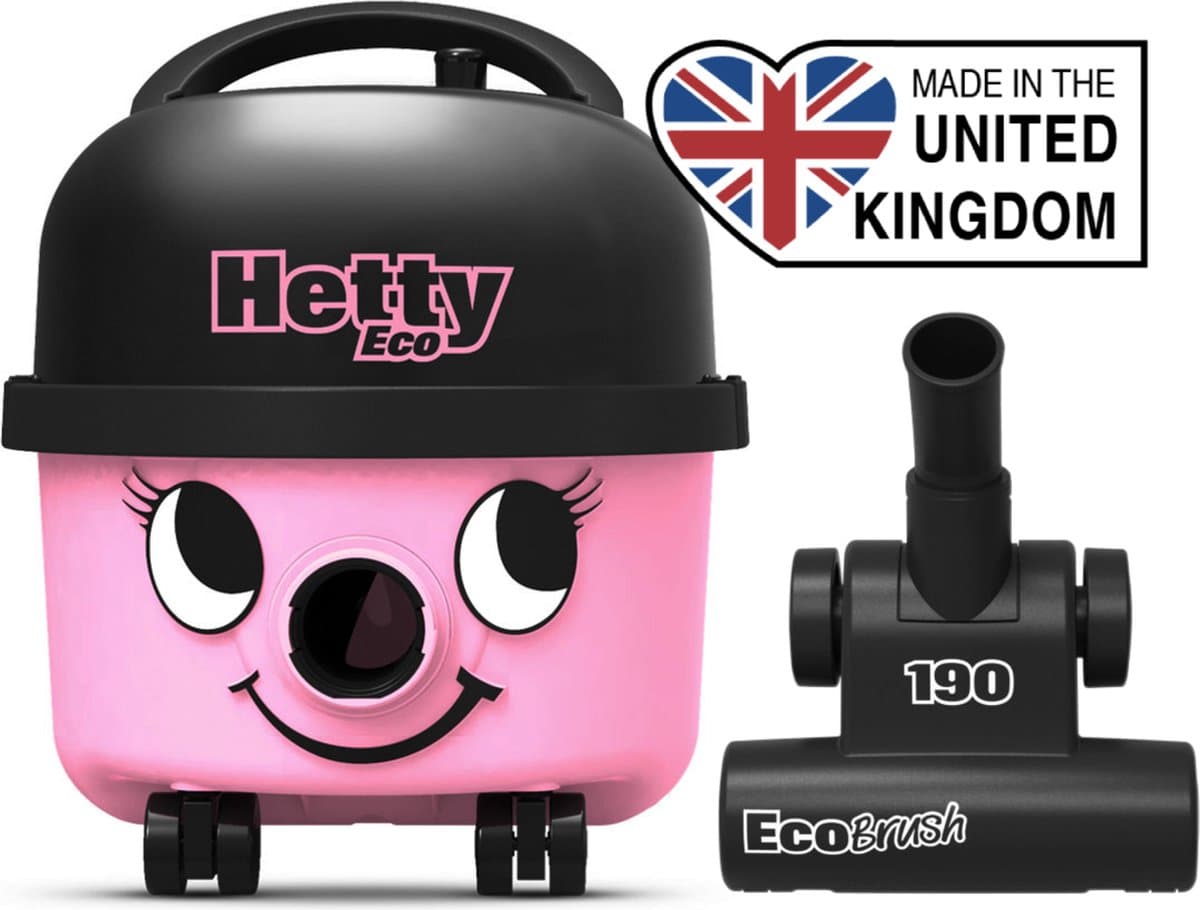 Numatic Hetty Eco compact HET160-11 - Stofzuiger met zak - Roze — afbeelding 1