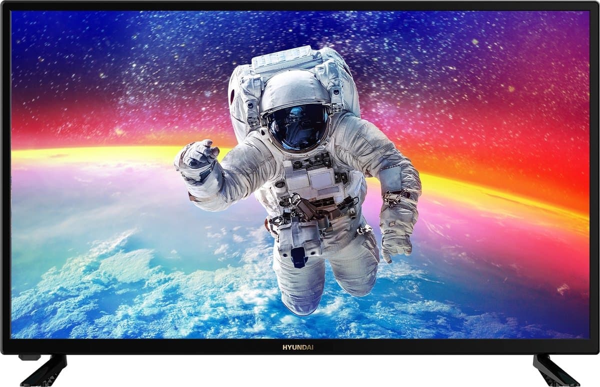 Hyundai - Led tv - 32 inch (80cm) - HD - Drievoudige tuner - HDMI x2 - USB 2.0 multimedia x2 - CI+ hoofdtelefoonuitgang Coaxiale uitgang — afbeelding 1