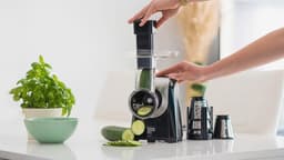 Teesa TSA3025 - Elektrische Snijmachine 5 raspen, 150W, - snel en veilig snijden!, — thumbnail 3
