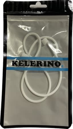 KELERINO. Anti-slip siliconen earhooks / earhoox / oorhaken geschikt voor Airpods 1 & 2 - Wit — thumbnail 2