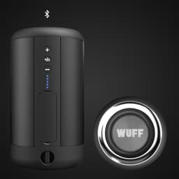 Wuff Speakers - Draadloze Bluetooth Speaker Met Powerbank Functie - 12 uur Batterij - Waterproof - Indoor & Outdoor - Zwart — thumbnail 2