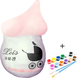 Gipsbuik pakket - Met 12 Kleuren Verf en Kwasten – 4 Rollen Extra Groot en Sterk Gipsverband – Niet Toxisch - Baby Buik Zwanger — thumbnail 1