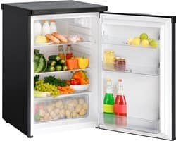 KitchenBrothers Koelkast - 127L - Tafelmodel - IJskast - Frigo - Vrijstaand - Zwart