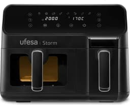Ufesa Storm Dubbel 9 l 1700 W Heteluchtfriteuse Zwart — thumbnail 1