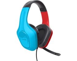 Trust GXT 416S Zirox - Gaming Headset - voor Nintendo Switch - Bedraad - 50mm Drivers - Over-ear - Rood/Blauw