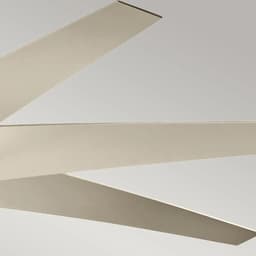 Plafondventilator met verlichting - Lehr - 80in / 203cm ventilator - antiek satijnen zilver — thumbnail 1