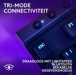 Logitech G515 Lightspeed TKL - Draadloos Gaming Toetsenbord - RGB - Qwerty US - Zwart — thumbnail 6
