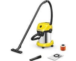 Professionele Waterstofzuiger – Waterzuiger – Stofzuiger zonder Zak – Nat/Droog Zuiger – Tapijtreiniger – 1000W – Geel