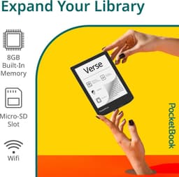Verse - E reader - E-Ink Carta HD - 6inch - 8GB - 758 × 1024 - Wifi - Touchscreen - Smartlight - ondersteuning 25 formaten - 182g - 42 Taalcombinaties - — thumbnail 4