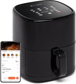 BluMill Digitale Airfryer - 8 Programma's - Timer - 5L - Te bedienen met Touch Screen of App — thumbnail 16