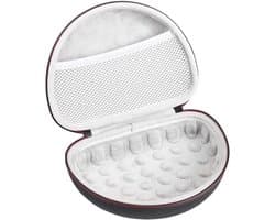 Koptelefoon draagtas Geschikt voor T450BT, T500BT, T460BT, harde opbergtas voor on-ear draadloze Bluetooth-koptelefoon (Wit binnenkant)