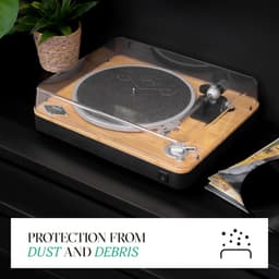 House of Marley Platenspeler Stofkap - Duurzaam Hard Plastic - Transparant - Geschikt voor de Stir It Up / Stir It Up BT / Stir It Up Lux — thumbnail 2