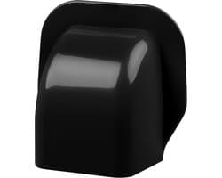 Evolar Airco Muurafdekkap - Zwart - 90 x 65 MM