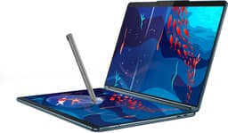 Lenovo Yoga Book 9 13IRU8 Intel® Core™ i7 i7-1355U Hybride (2-in-1) 33,8 cm (13.3") Touchscreen 2.8K 16 GB LPDDR5x-SDRAM 1 TB SSD Wi-Fi 6E (802.11ax) Windows 11 Home Engels Blauwgroen — thumbnail 2