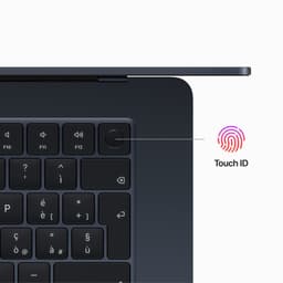 Apple Macbook Air (2023) MQKW3N/A - 15 inch - M2 - 256 GB - Middernacht — thumbnail 5