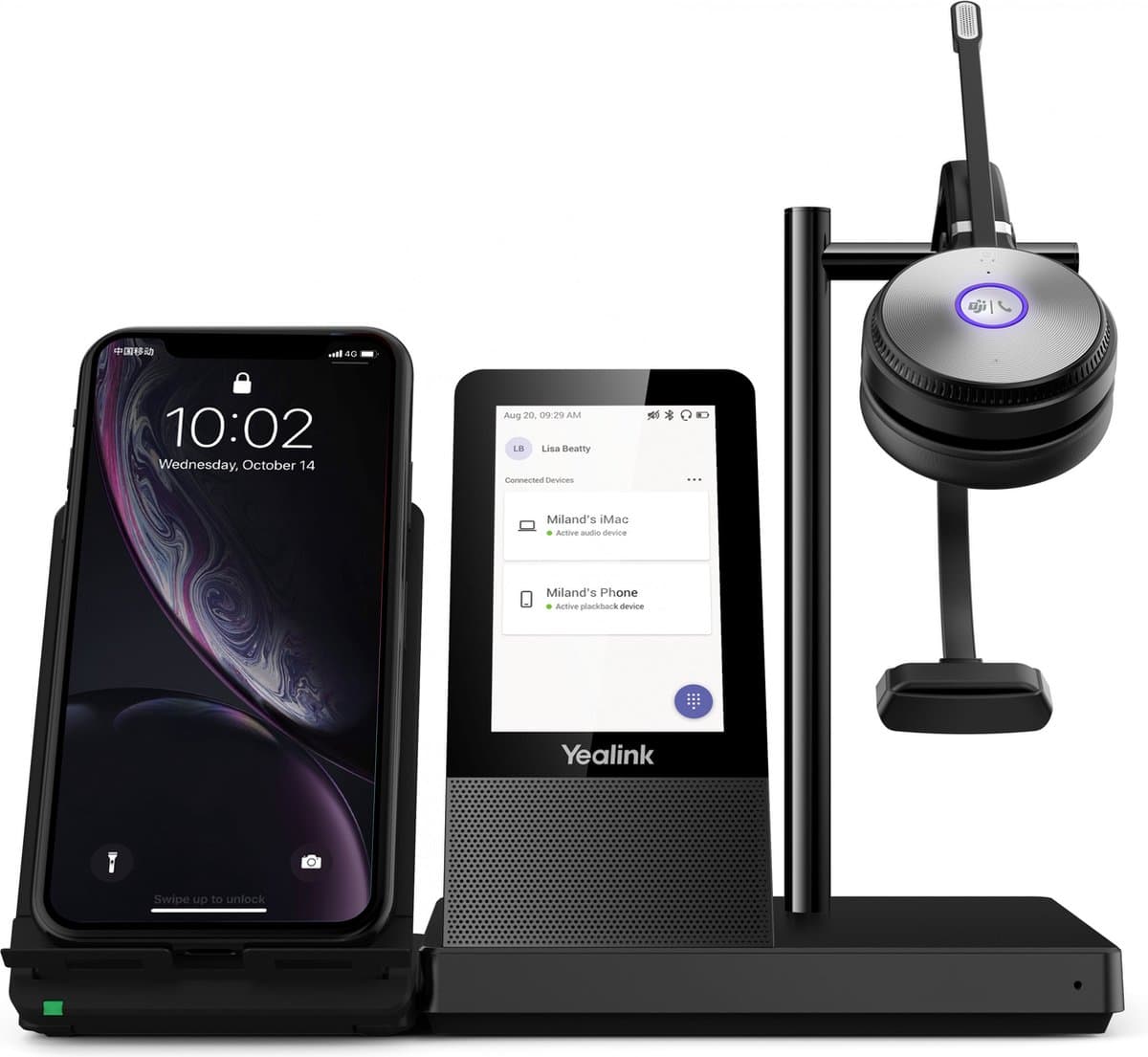 Yealink WH66 DECT Draadloze Headset MONO TEAMS — afbeelding 1