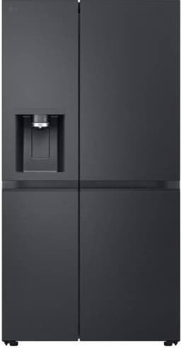 LG GSLE91EVAC Amerikaanse koelkast 628L met water- en ijsdispenser zonder leidingwerk - UVnano (99,99% bacteriën) - DoorCooling+ voor sneller koelen - ThinQ slimme bediening, stille en zuinige Smart Inverter. Energieklasse C — thumbnail 1
