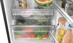 Bosch KGN36VXCT - Serie 4 - Vrijstaande koel-vriescombinatie - Zwart - Total No Frost; Nooit meer ontdooien - Zeer stil - VitaFresh - Energielabel C - VitaFresh XXL 0°C: houd etenswaren langer vers met extra ruime vershoudlades — thumbnail 6